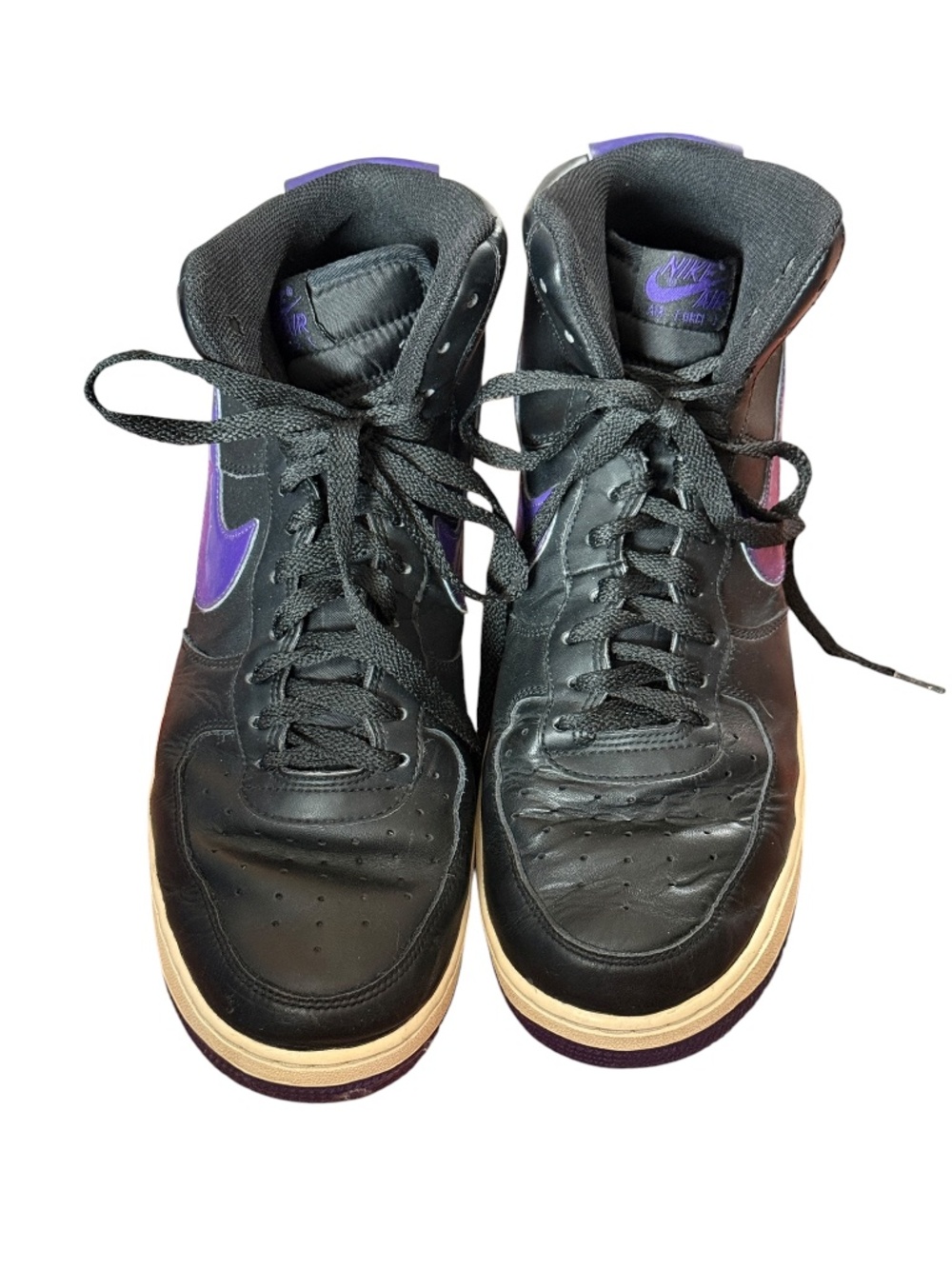 Nike - Air Force 1 High Court Purple and Black Sneakers Style 315121-012